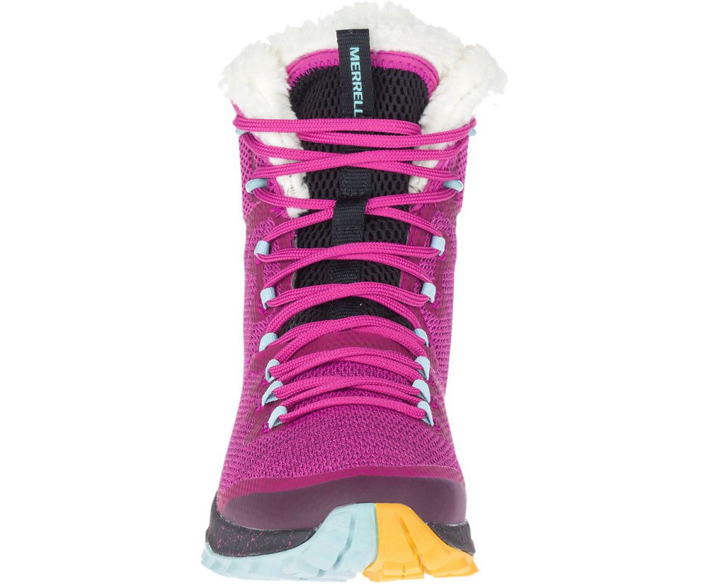 Merrell Støvler Dame - Bravada Knit Polar Waterproof - Lyserød - ZOW304682